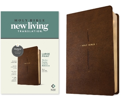 NLT Large Print Thinline Center-Column Reference Bible