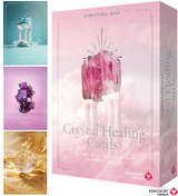 Crystal Healing Cards - 44 Karten mit Botschaften und Anleitung - Christina Max