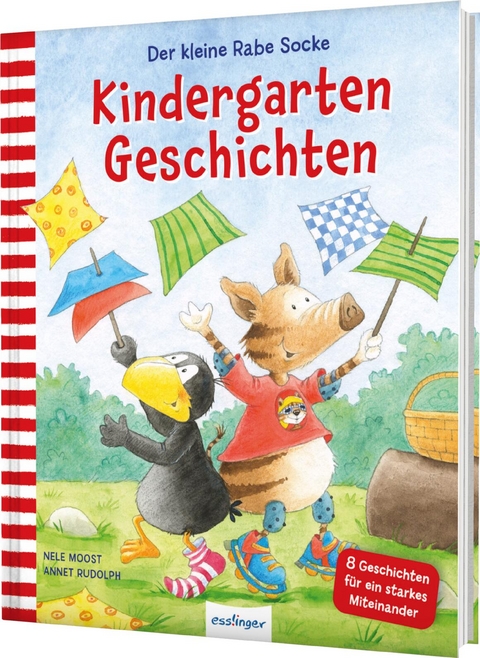 Der kleine Rabe Socke: Kindergarten-Geschichten - Nele Moost