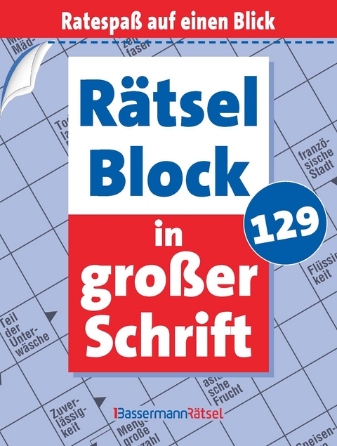 Rätselblock in großer Schrift 129 (5 Exemplare à 2,99 €) - Eberhard Krüger