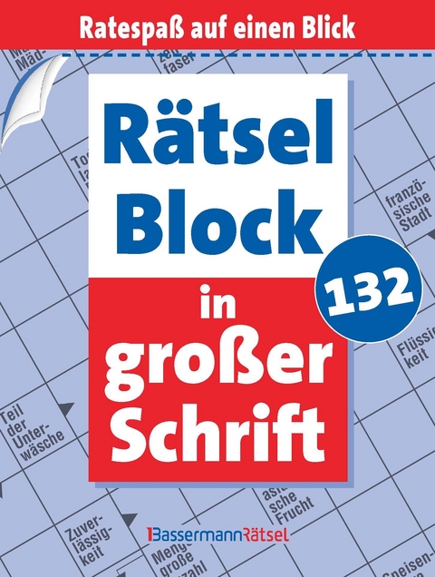 Rätselblock in großer Schrift 132 (5 Exemplare à 2,99 €) - Eberhard Krüger