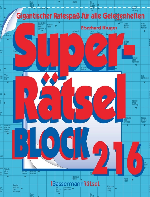 Superrätselblock 216 (5 Exemplare à 4,99 €) - Eberhard Krüger