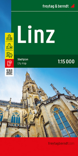 Linz, Stadtplan 1:15.000, freytag & berndt - 