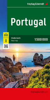 Portugal, Straßenkarte 1:500.000, freytag & berndt - 