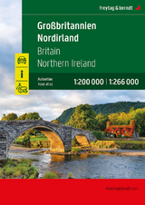 Großbritannien - Nordirland, Autoatlas 1:200.000 - 1:266.000, freytag & berndt - 