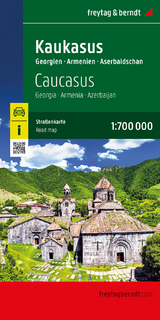 Kaukasus, Straßenkarte 1:700.000, freytag & berndt - 