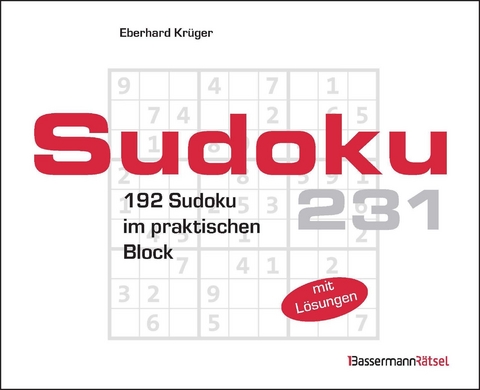 Sudokublock 231 (5 Exemplare à 2,99 €) - Eberhard Krüger