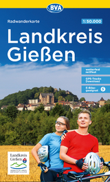 BVA Radwanderkarte Landkreis Gießen 1:50.000, reiß- und wetterfest, GPS-Tracks Download, E-Bike geeignet - 