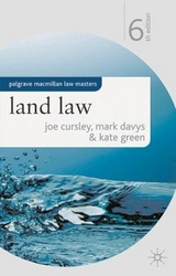 Land Law - Cursley, Joe; Davys, Mark; Green, Kate