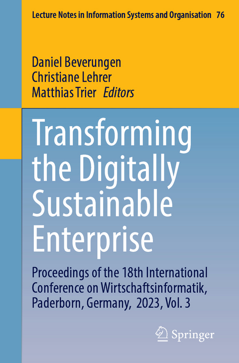 Transforming the Digitally Sustainable Enterprise - 