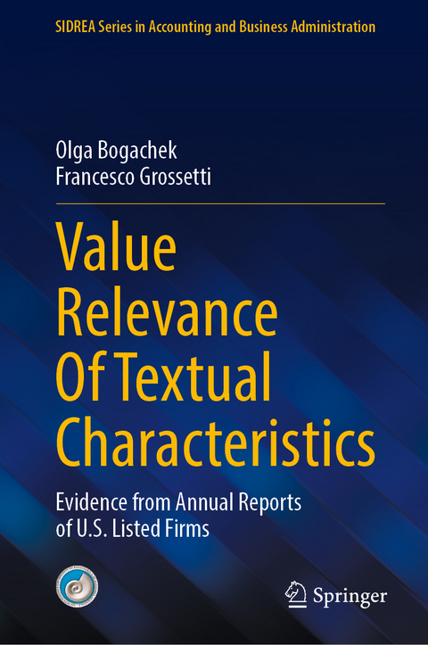 Value Relevance Of Textual Characteristics - Olga Bogachek, Francesco Grossetti