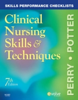 Skills Performance Checklists for Clinical Nursing Skills and Techniques - Perry, Anne Griffin; Potter, Patricia A.