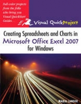 Creating Spreadsheets and Charts in Microsoft Office Excel 2007 for Windows - Langer, Maria