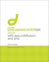 Macromedia Dreamweaver MX 2004 with ASP, ColdFusion, and PHP - Bardzell, Jeffrey