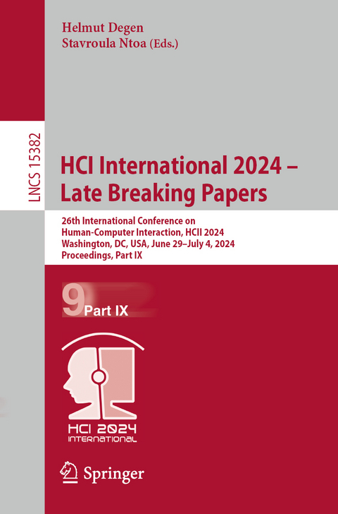 HCI International 2024 – Late Breaking Papers - 