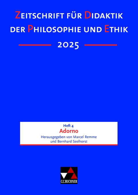 Zeitschrift für Didaktik der Philosophie und Ethik (ZDPE) / ZDPE Ausgabe 04/2025 - 