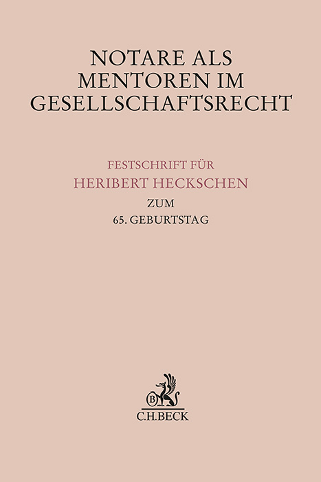 Notare als Mentoren im Gesellschaftsrecht - 