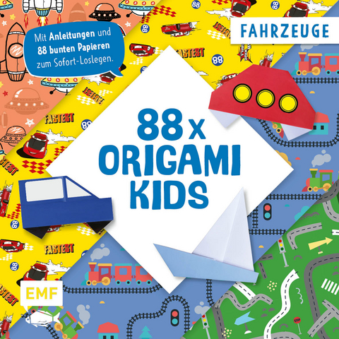 88 x Origami Kids – Fahrzeuge - Thade Precht