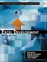 Professional Excel Development - Bovey, Rob; Wallentin, Dennis; Bullen, Stephen; Green, John