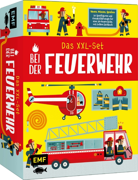 Das XXL-Set – Bauen, Wissen, Spielen: Bei der Feuerwehr