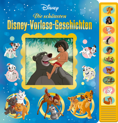 Disney - Die schönsten Disney-Vorlese-Geschichten - Pappbilderbuch zum Vorlesen - Soundbuch mit 10 tollen Geräuschen