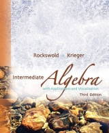 Intermediate Algebra with Applications and Visualization - Rockswold, Gary K.; Krieger, Terry A.