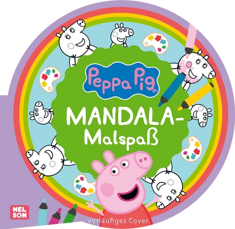 Peppa Wutz Ausmalbilder: MANDALA Malspaß