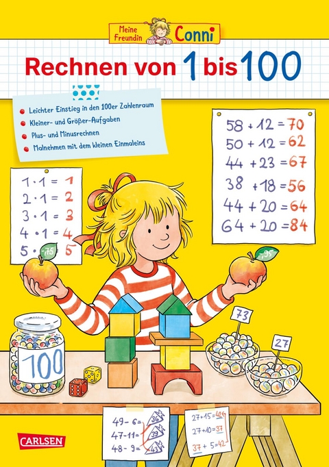 Conni Gelbe Reihe (Beschäftigungsbuch): Rechnen von 1 bis 100 - Hanna Sörensen