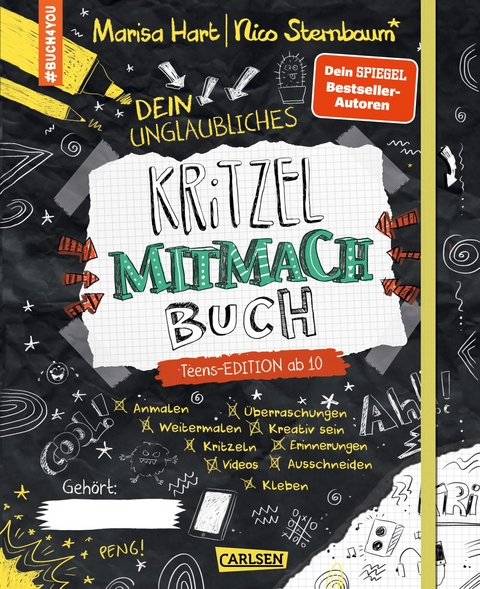 #buch4you: Dein unglaubliches Kritzel-Mitmach-Buch - Marisa Hart