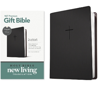 NLT Premium Gift Bible, Filament Enabled, Classic Black