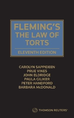 Fleming's Law of Torts 11th Edition