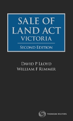 Sale of Land Act Victoria - David Lloyd, William Rimmer