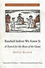 Baseball before We Knew It - Block, David