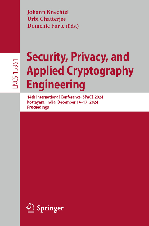 Security, Privacy, and Applied Cryptography Engineering - 