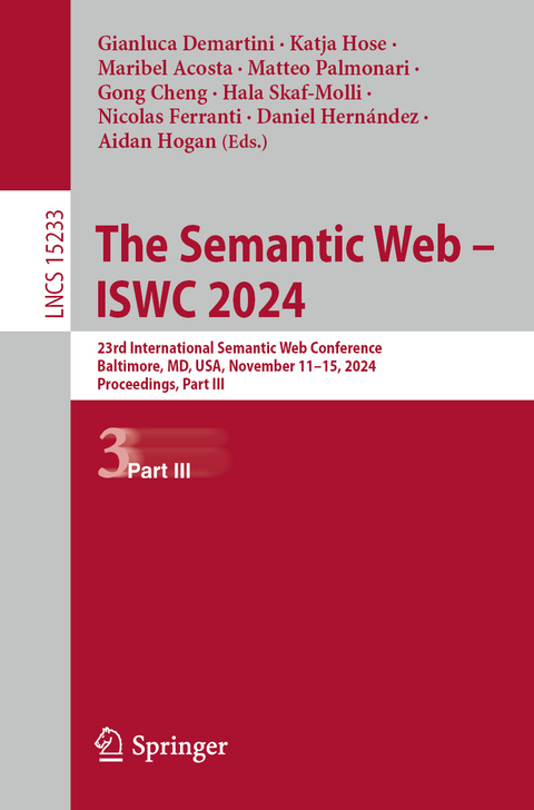 The Semantic Web – ISWC 2024 - 