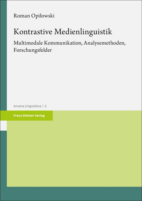 Kontrastive Medienlinguistik - Roman Opiłowski