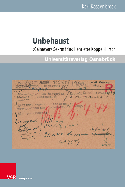 Unbehaust - Karl Kassenbrock