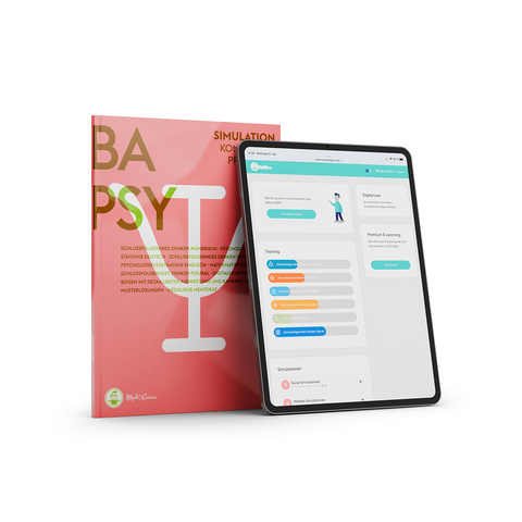 MedGurus BaPsy-DGPs Vorbereitung 2025 Basic Paket – Simulationsbuch und E-Learning mit über 300 Übungsaufgaben zum Einstieg in die Vorbereitung auf den Studieneignungstest Psychologie - Alexander Hetzel, Constantin Lechner