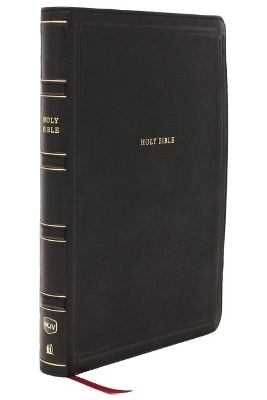 NKJV Giant Print End-of-Verse Reference Bible, Black Leathersoft, Red Letter, Comfort Print -  Thomas Nelson