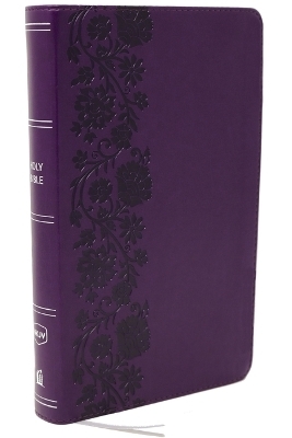 NKJV Giant Print End-of-Verse Reference Bible, Purple Leathersoft, Red Letter, Comfort Print -  Thomas Nelson