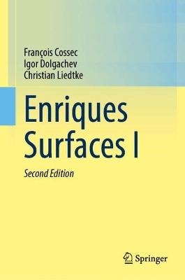 Enriques Surfaces I - François Cossec, Igor Dolgachev, Christian Liedtke