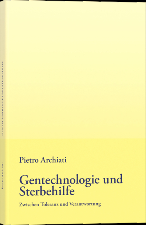 Gentechnologie und Sterbehilfe - Pietro Archiati