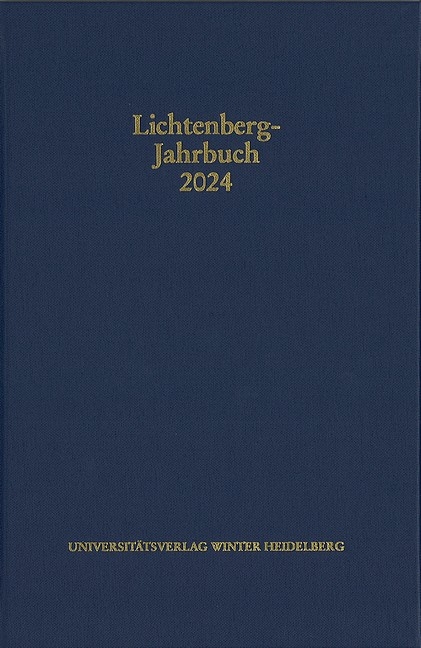 Lichtenberg-Jahrbuch 2024 - Bernd Achenbach, Ulrich Joost