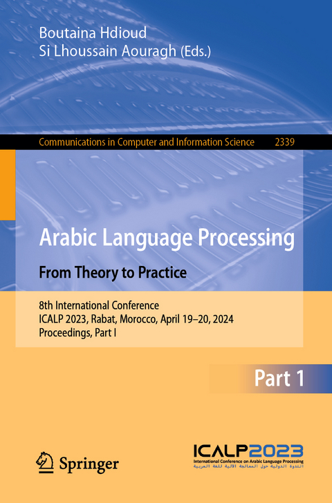 Arabic Language Processing: From Theory to Practice - 