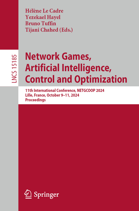 Network Games, Artificial Intelligence, Control and Optimization - 