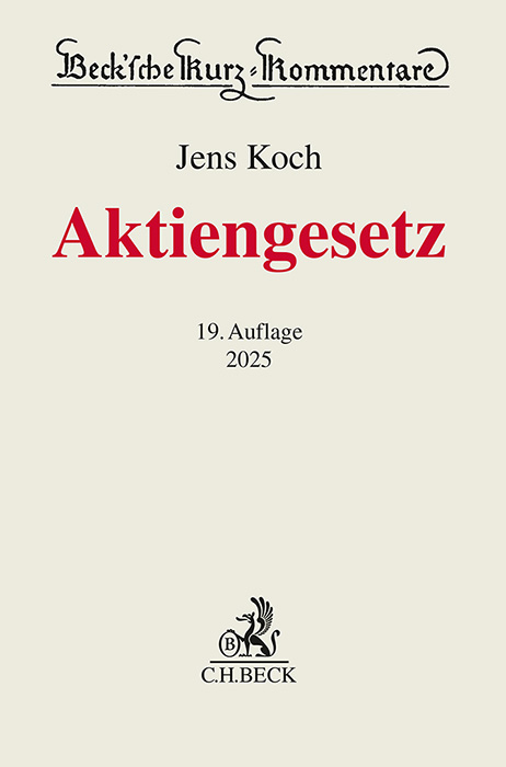 Aktiengesetz - Uwe Hüffer, Jens Koch