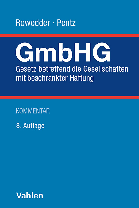 Gesetz betreffend die Gesellschaften mit beschränkter Haftung - 