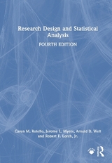 Research Design and Statistical Analysis - Rotello, Caren M.; Myers, Jerome L.; Well, Arnold D.; Lorch, Jr., Robert F.