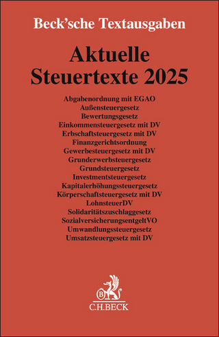 Aktuelle Steuertexte 2025 - 