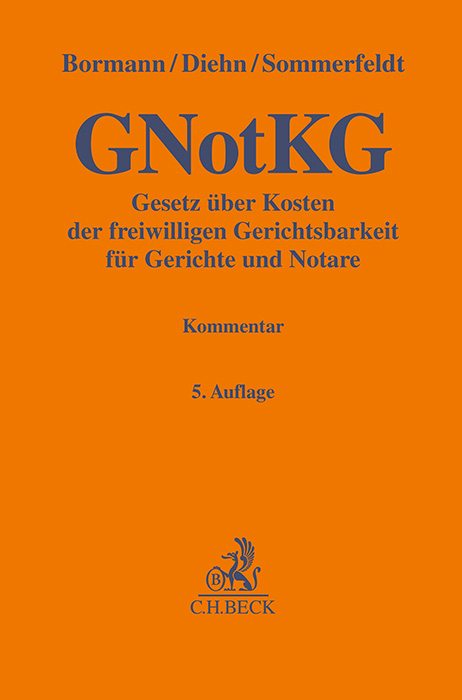 Gesetz über Kosten der freiwilligen Gerichtsbarkeit für Gerichte und Notare - 